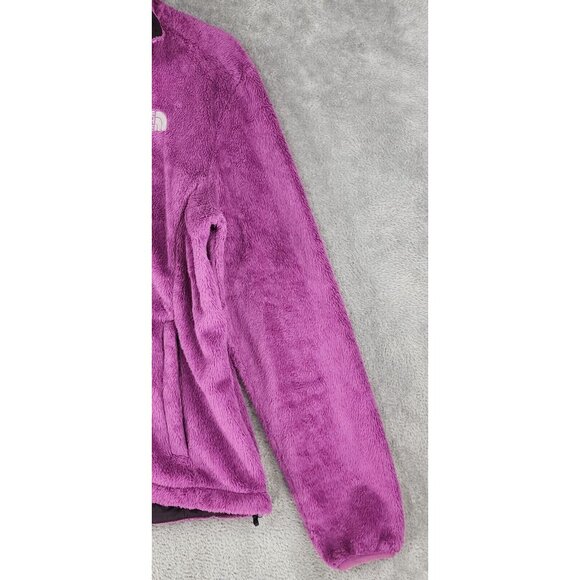 The North Face Womens Fleece Jacket Medium Purple Osito Full Zip Long Sleeve - Picture 8 of 11